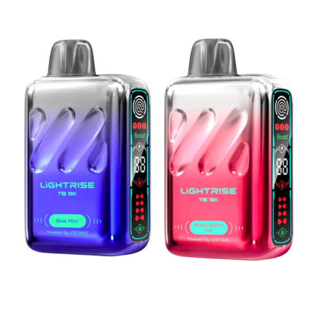 Lost Vape Lightrise TB 18k Vape Disposable (18,000 Puffs) Full-Screen Touch Button Best Sales Price - Disposables