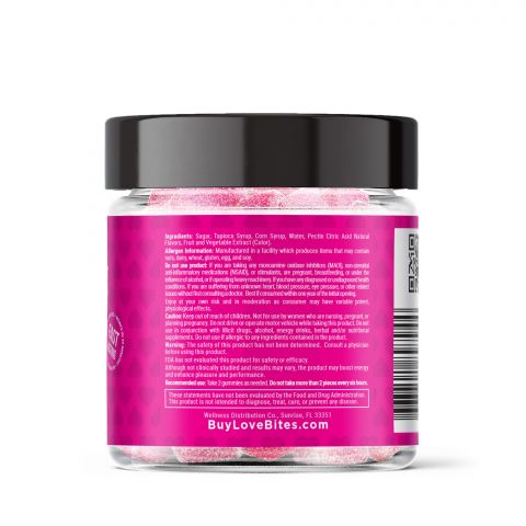 Love Bites Female Sensual Gummies in Jar Best Sales Price - Gummies