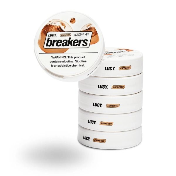 Lucy Breakers Nicotine Capsule Pouches (15 Pouches/Can) Mango Flavor