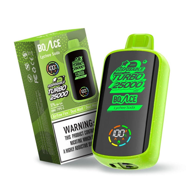 Bounce Turbo 25000 Disposable Vape (20ml, 5%)