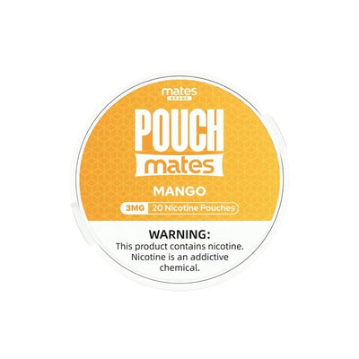 Mates Brand PouchMate Nicotine Pouches (20 Pouches/Can) Best Sales Price - Pouches