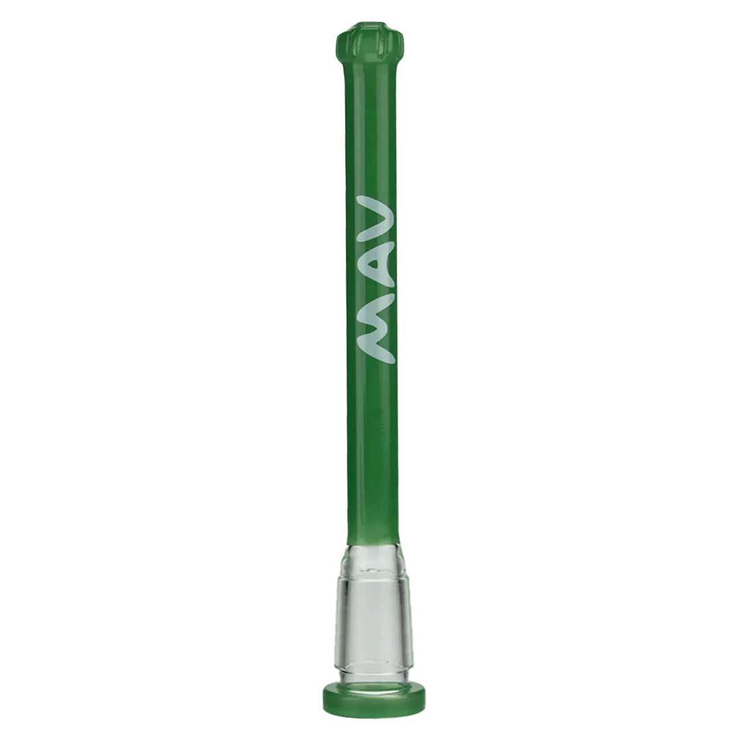 MAV Glass 5" Showerhead Slitted Colored Downstem