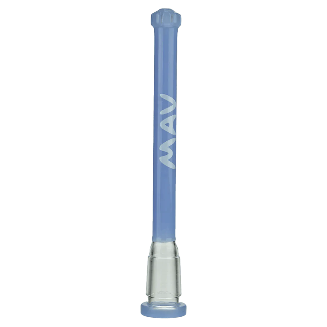 MAV Glass 5" Showerhead Slitted Colored Downstem