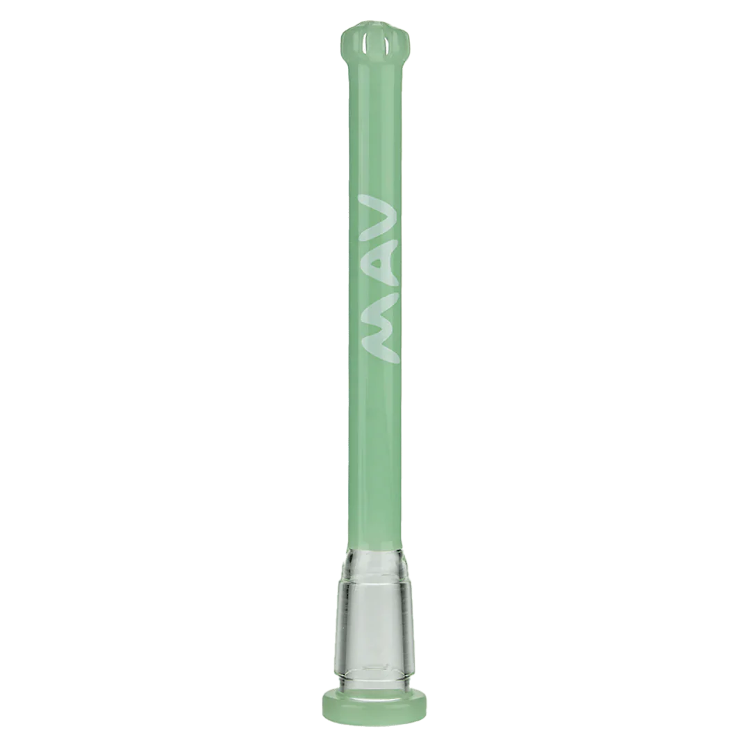MAV Glass 5" Showerhead Slitted Colored Downstem