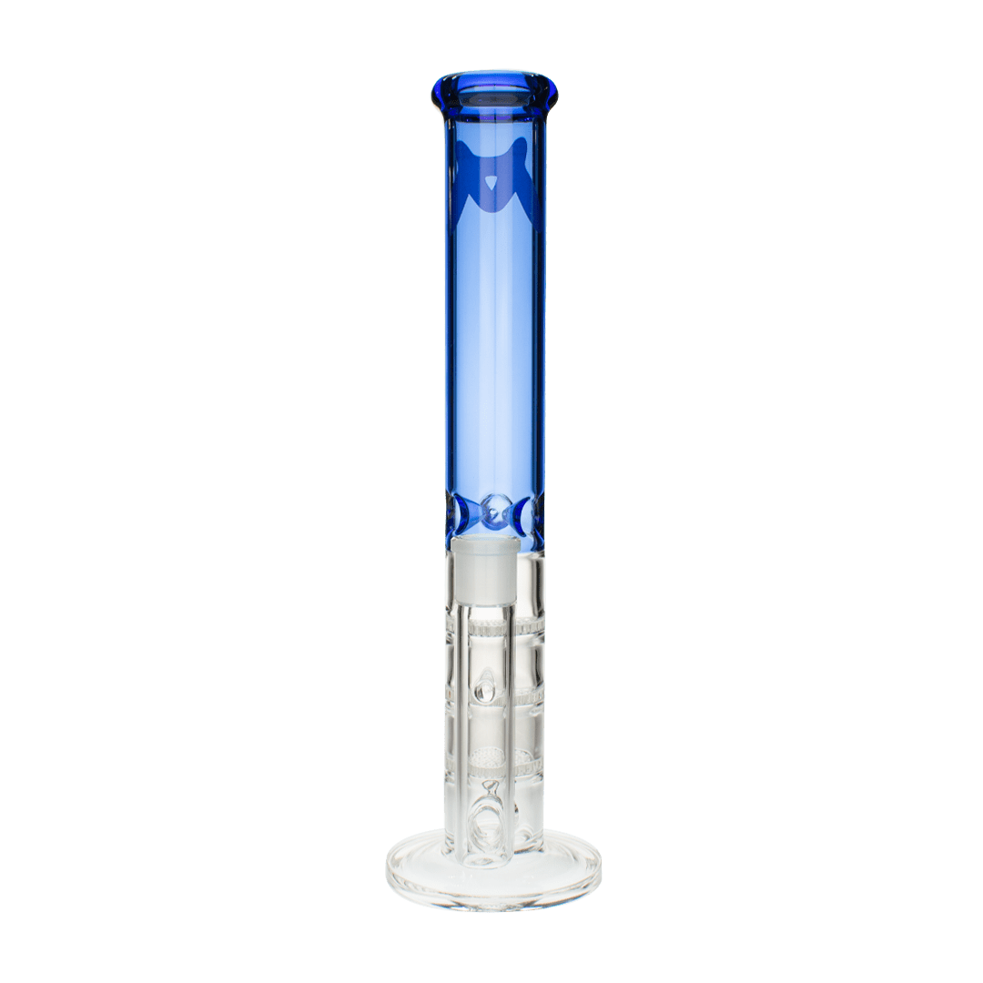 MAV Glass Full Color Triple Honeycomb Perc Straight Tube