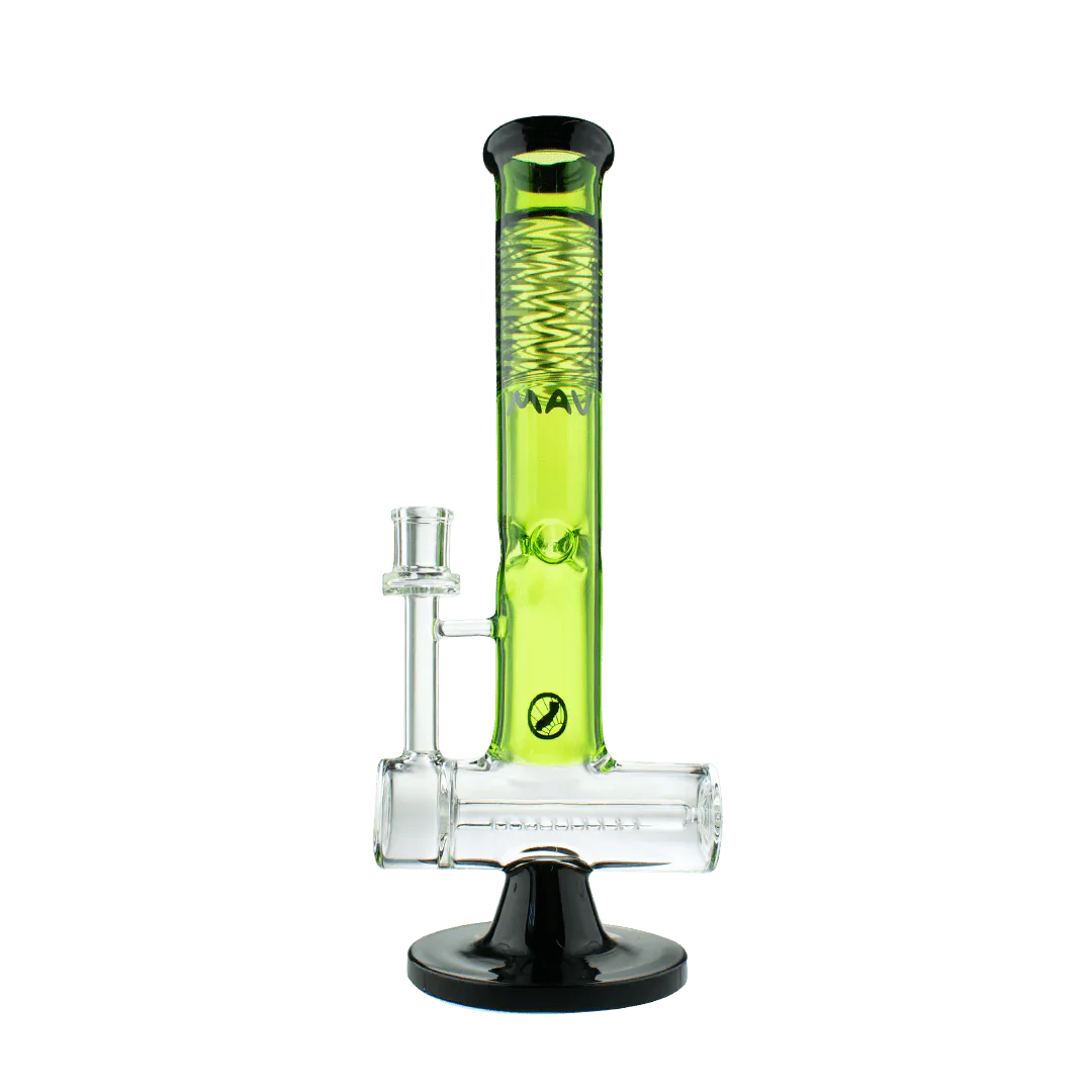 MAV Glass Slitted Inline Wig Wag Reversal Top Bong