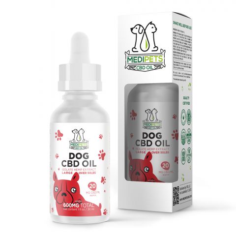 MediPets CBD Oil for Large Dogs - 600MG Best Sales Price - Pet CBD