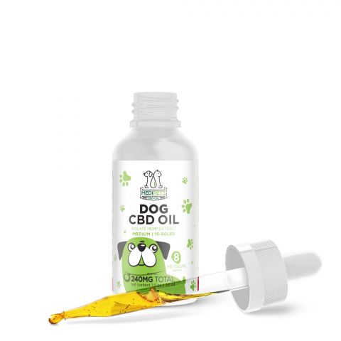 MediPets CBD Oil for Medium Dogs - 240MG Best Sales Price - Pet CBD