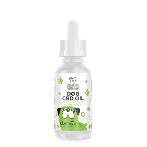 MediPets CBD Oil for Medium Dogs - 240MG Best Sales Price - Pet CBD