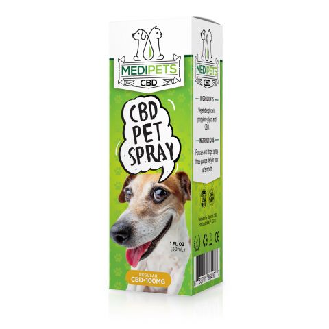 MediPets CBD - Pet Spray - 100mg Best Sales Price - Pet CBD