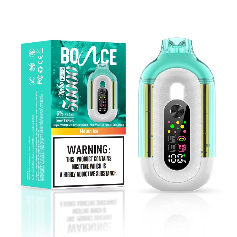 Bounce Turbo 50K Disposable Vape 25W 5%