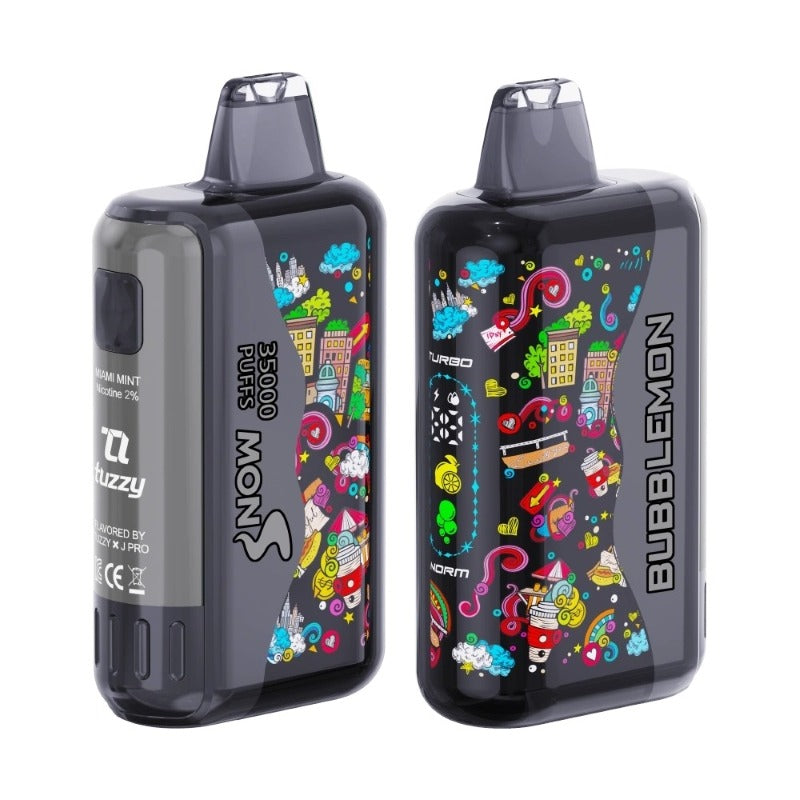 Bubblemon Graffiti Tuzzy 35K 35000 Puffs Disposable Vape 2%