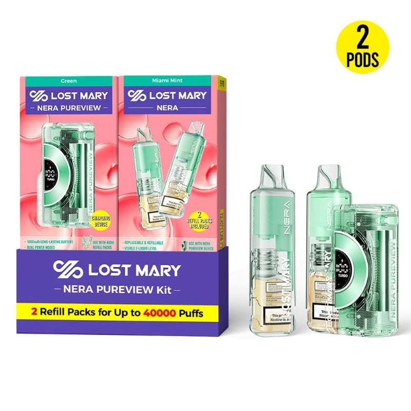 Lost Mary Nera Pureview 40K Disposable Vape 5% (40000 Puffs)