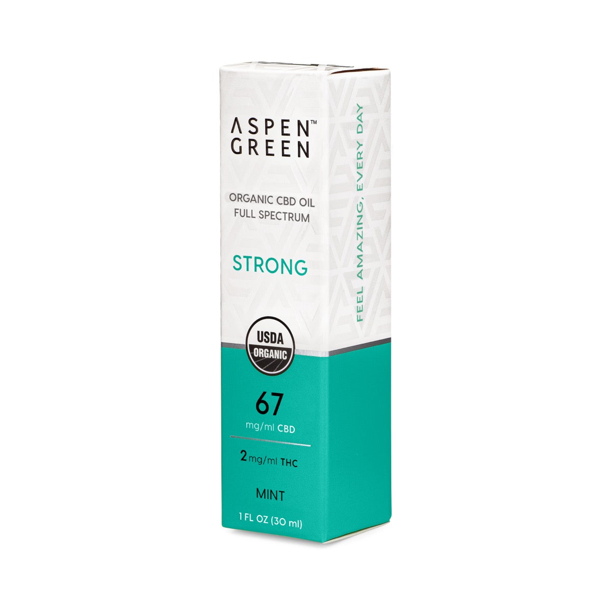 Aspen Green Strong Organic Full Spectrum CBD Oil – Mint
