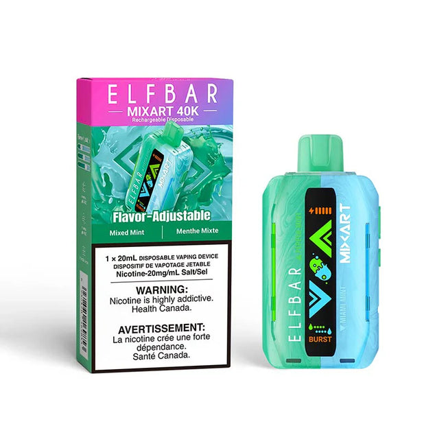 Mixed Mint Elf Bar Mixart 40k Disposable Vape