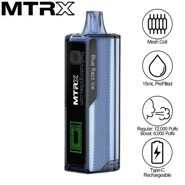 MTRX 12000 Puffs Rechargeable Vape Best Sales Price - Disposables