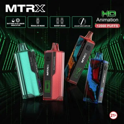 MTRX 12000 Puffs Rechargeable Vape Best Sales Price - Disposables