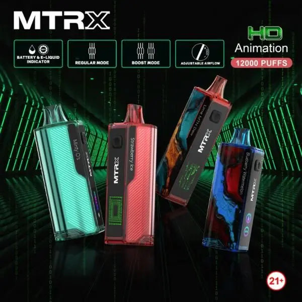 MTRX 12000 Puffs Rechargeable Vape Best Sales Price - Disposables