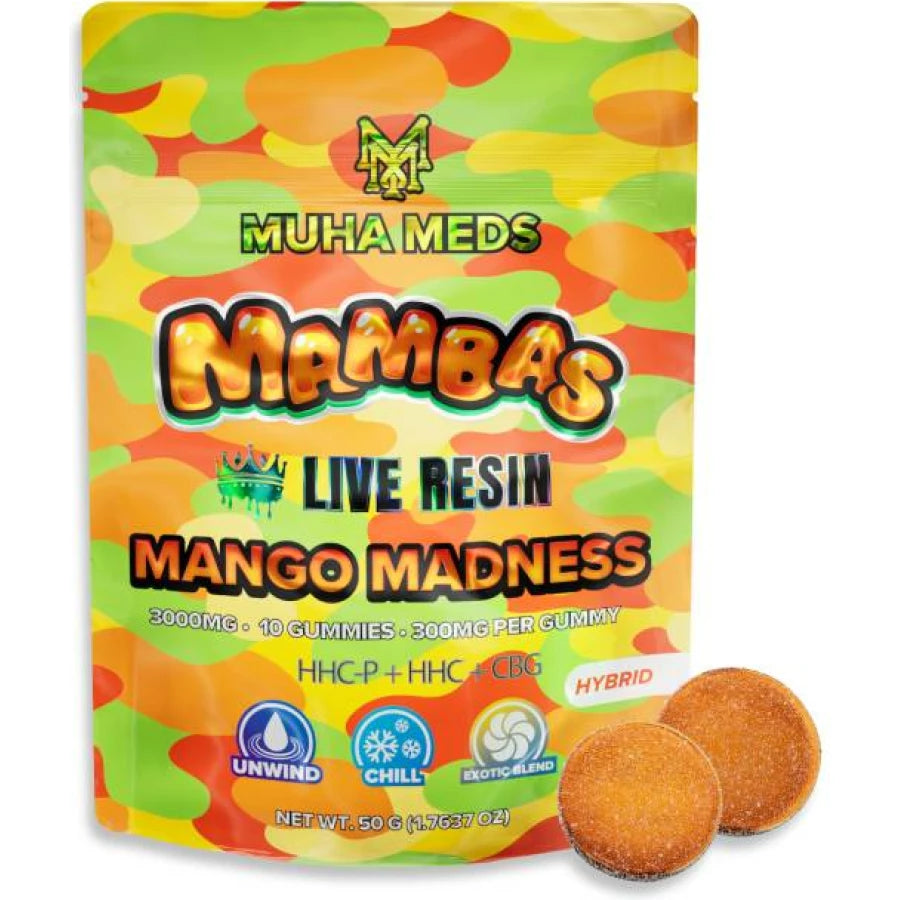 Muha Meds Mambas Live Resin 10pc Gummies 3g