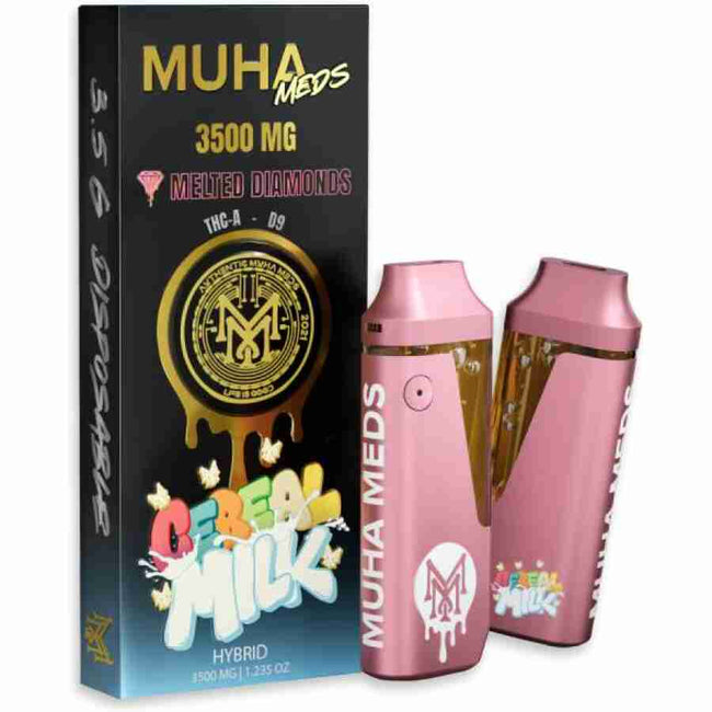 Muha Meds THCa Delta-9 THC Melted Diamonds Disposable 3.5g