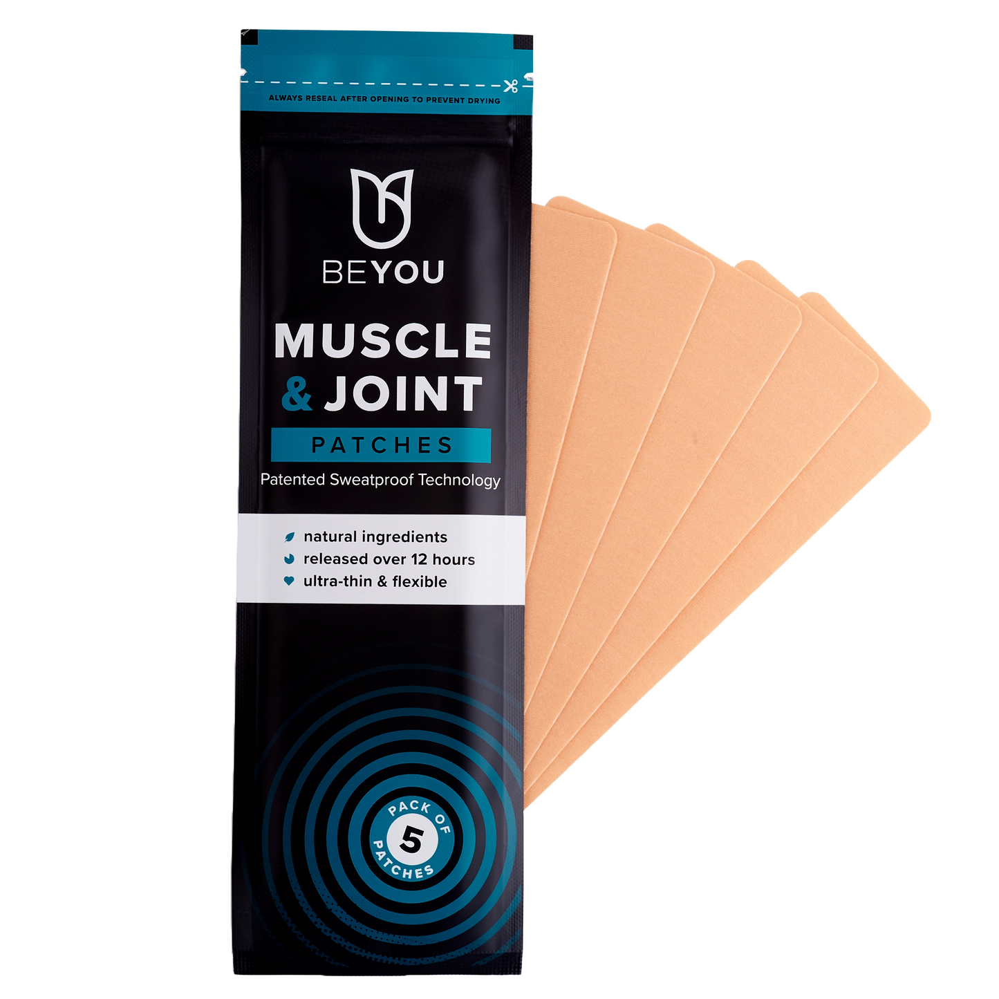 BeYou Muscle & Joint Patches Best Sales Price - CBD
