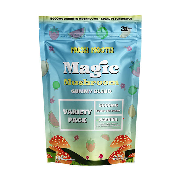 Mush Mouth Magic Mushroom Gummies (5,000mg) Best Sales Price - Gummies