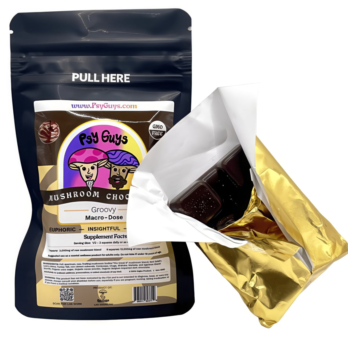 PsyGuys Magic Mushroom Chocolate Bar