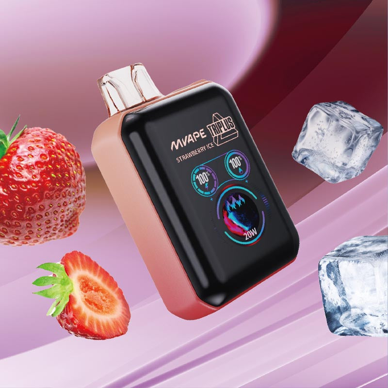 MVAPE Triplus Disposable Vape - Strawberry Ice