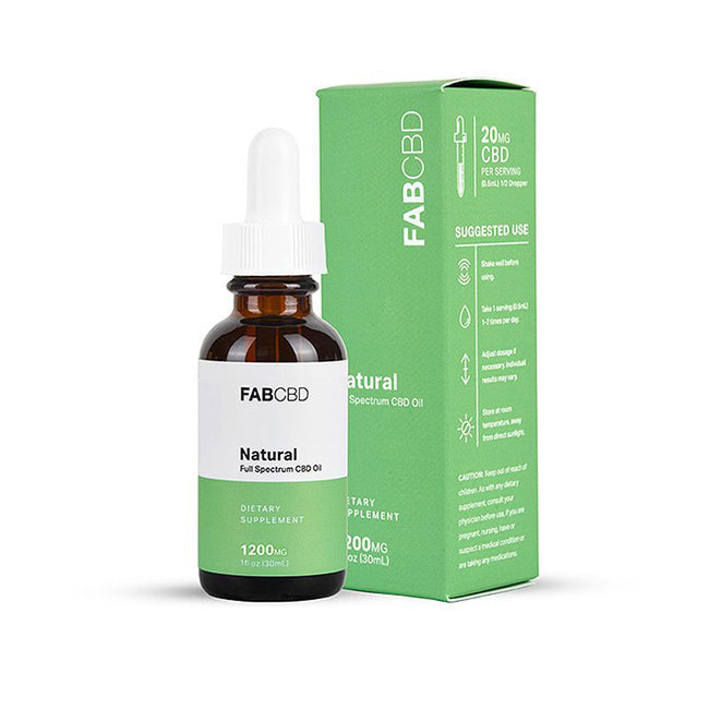 PlusCBD Natural CBD Oil 1200mg - 3 Pack