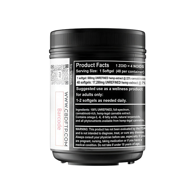 ZOIDS™ CBD Softgels 9,600mg | 96 Count