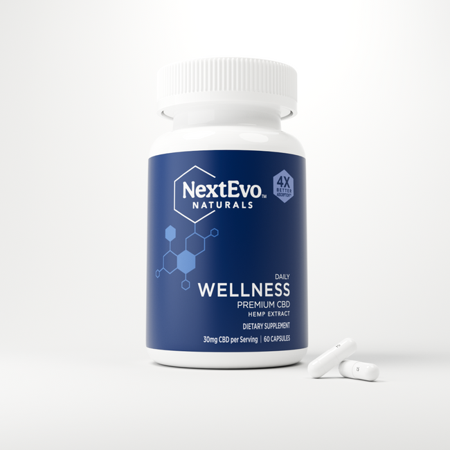 Daily Wellness 15mg CBD Capsules 180 ct