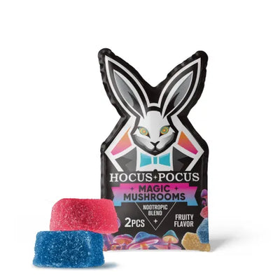 Nootropic Mushroom Blend Gummies - 22.5mg - Fruity Blend - Hocus Pocus Best Sales Price - Gummies