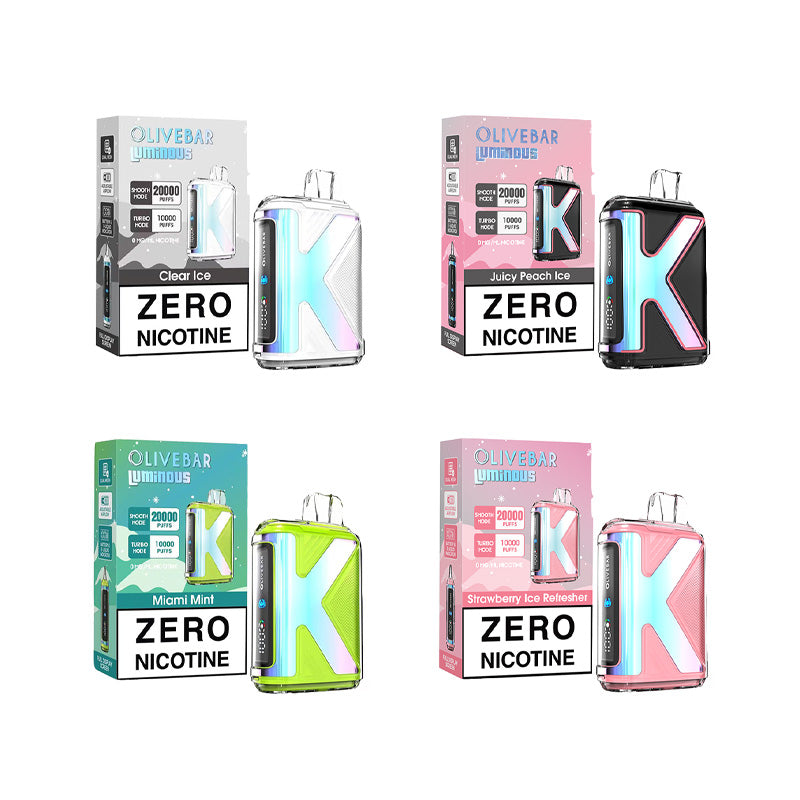 Olive Bar Luminous 20K Nicotine Free Disposable Vape 0% 650mAh (20000 Puffs)
