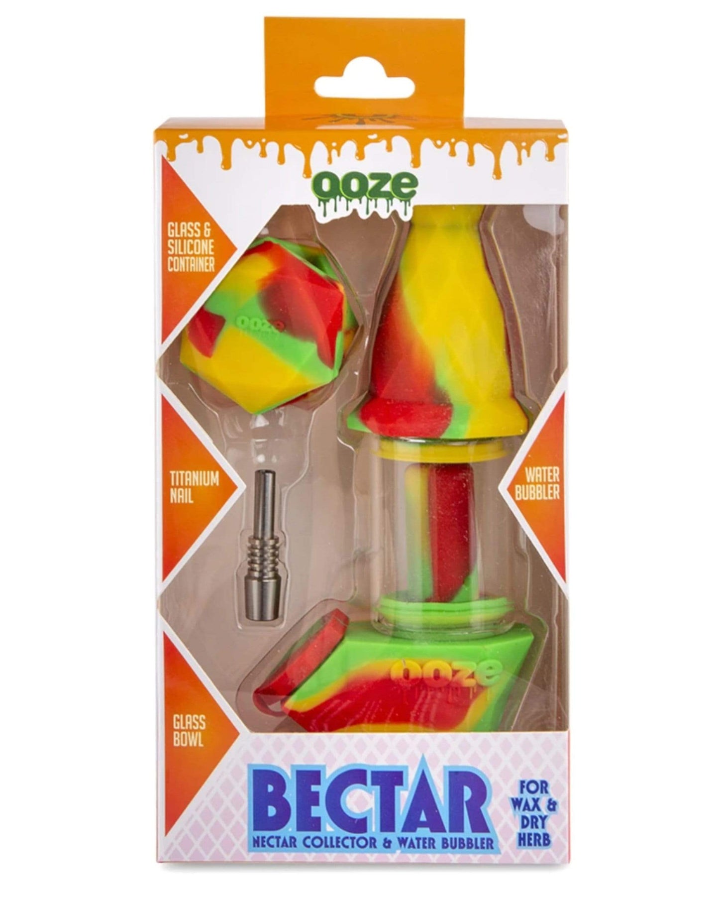 Ooze Nectar Silicone Waterpipe & Nectar Straw