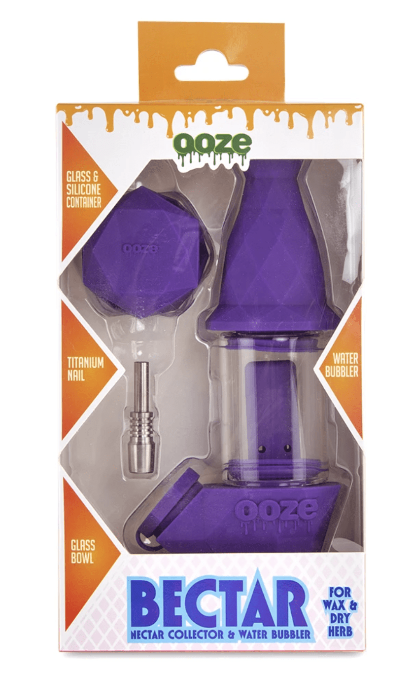 Ooze Nectar Silicone Waterpipe & Nectar Straw