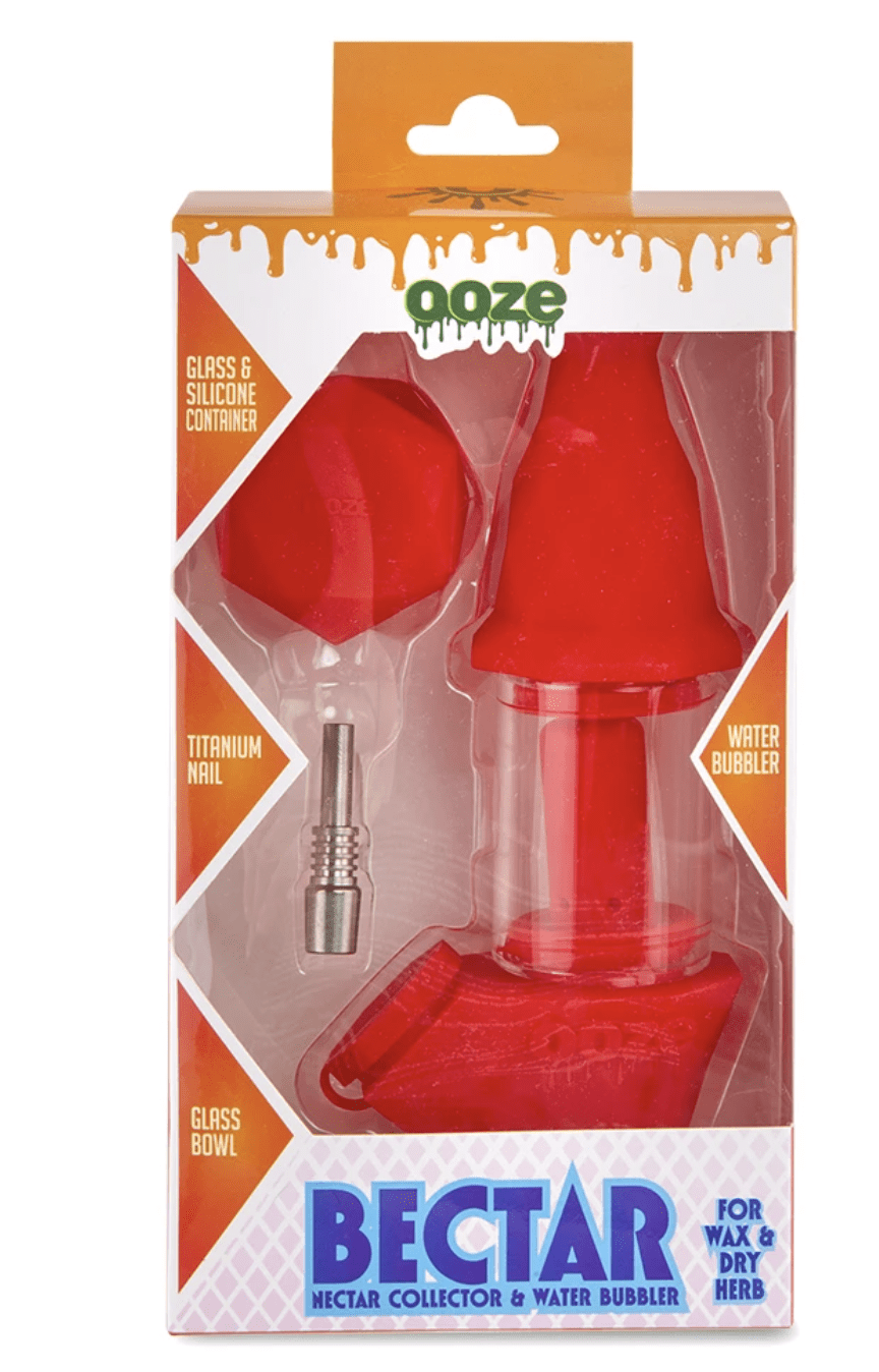 Ooze Nectar Silicone Waterpipe & Nectar Straw