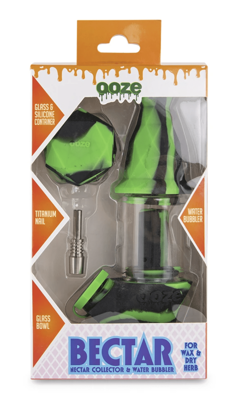 Ooze Nectar Silicone Waterpipe & Nectar Straw