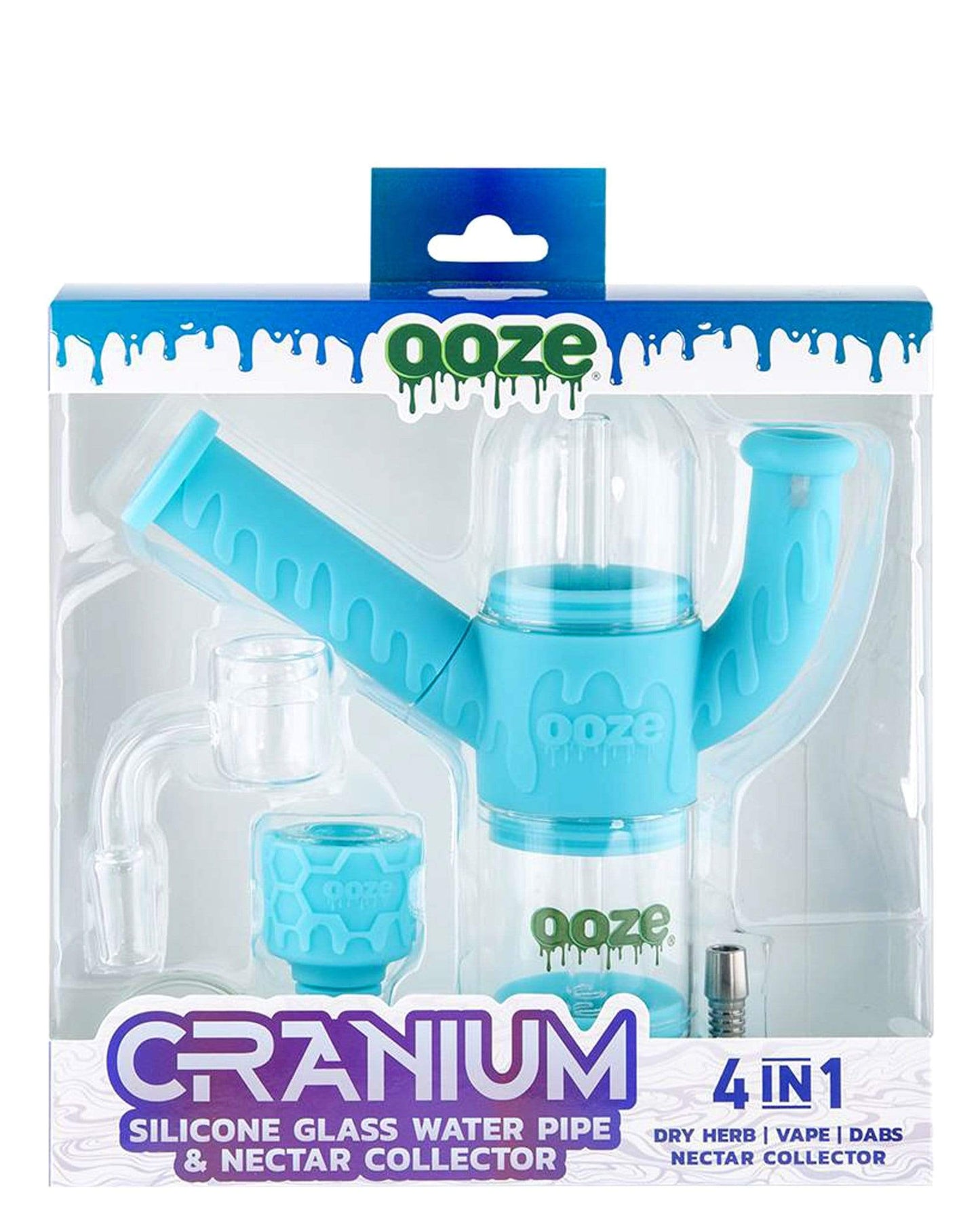 Cranium Silicone 4-in-1 Hybrid Water Pipe