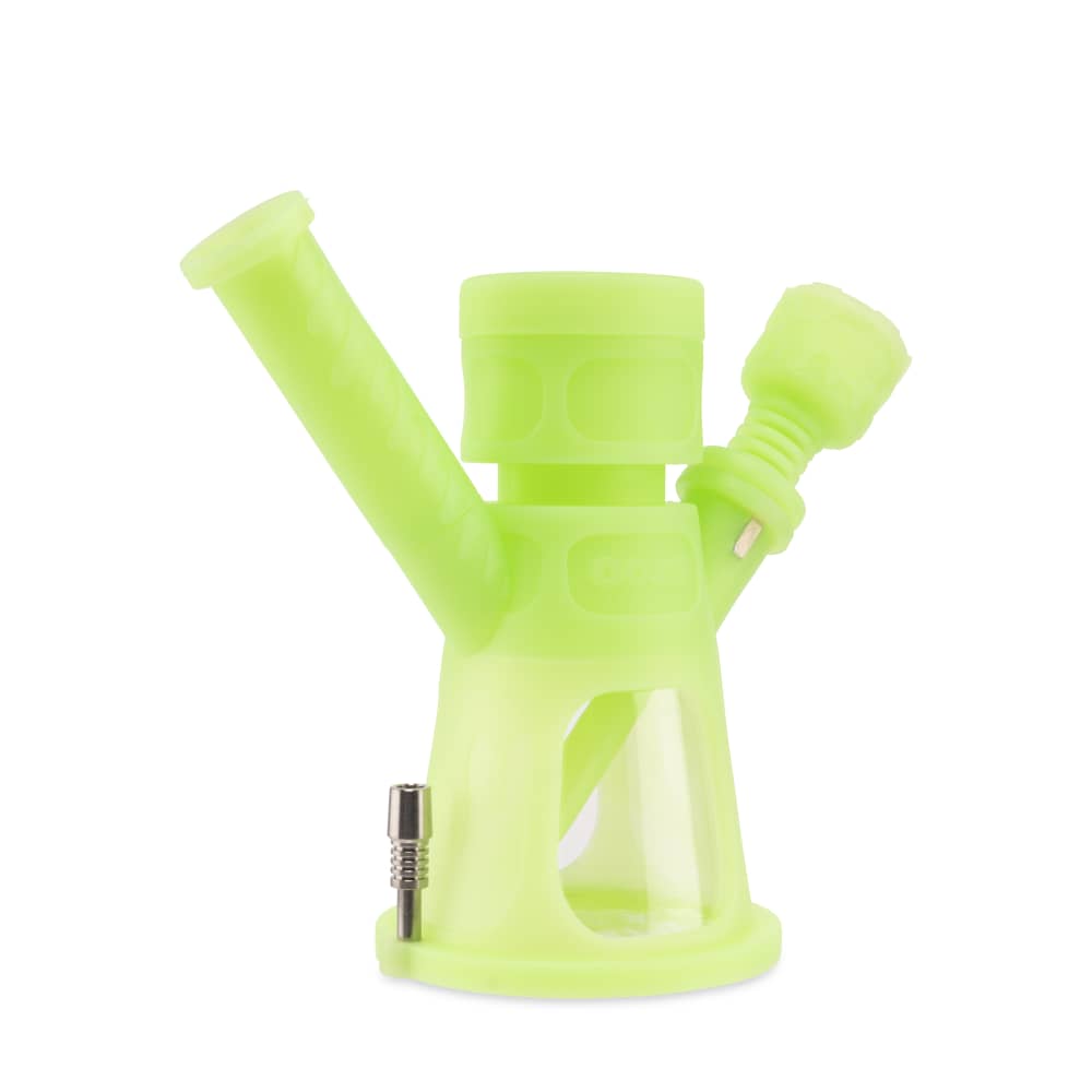 Hyborg Silicone Glass 4-in-1 Hybrid Water Pipe and Nectar Collector