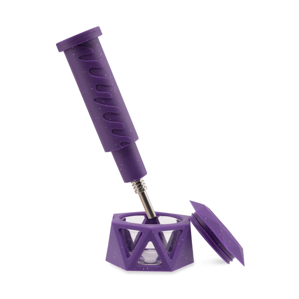 Hyborg Silicone Glass 4-in-1 Hybrid Water Pipe and Nectar Collector