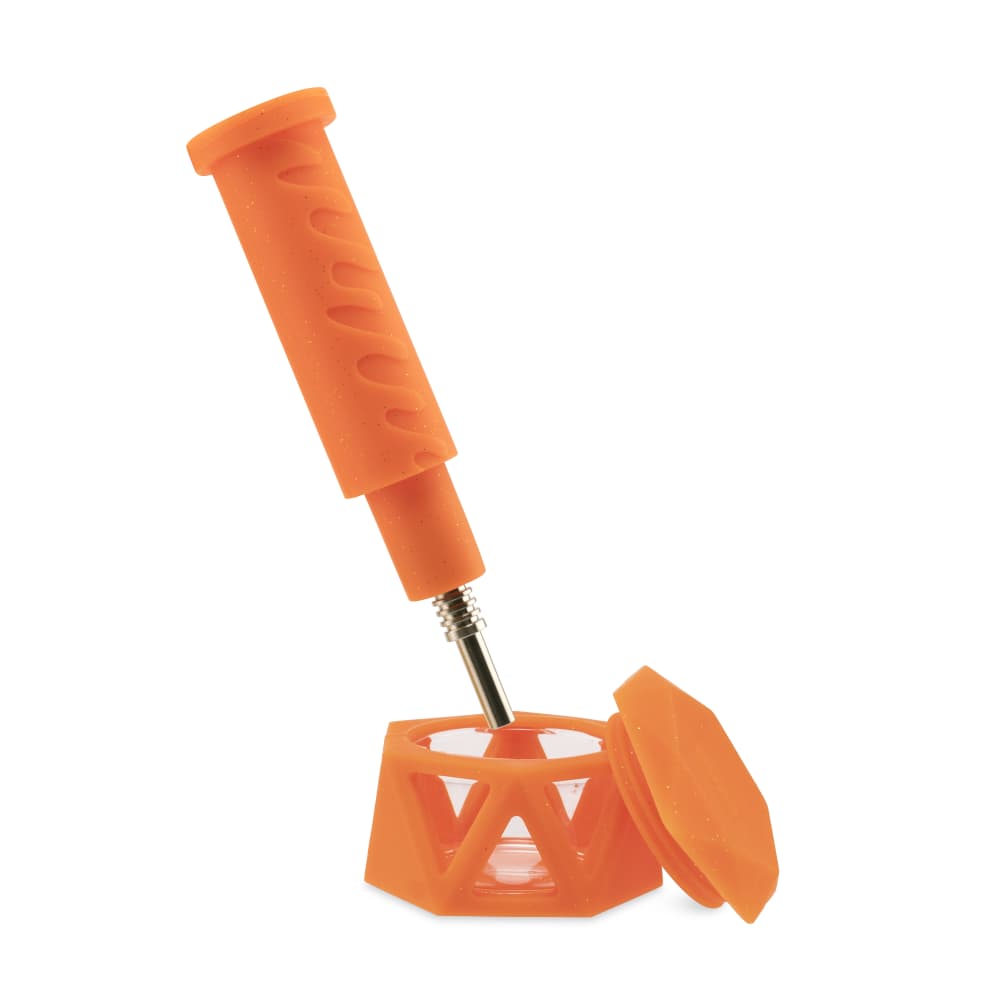 Hyborg Silicone Glass 4-in-1 Hybrid Water Pipe and Nectar Collector