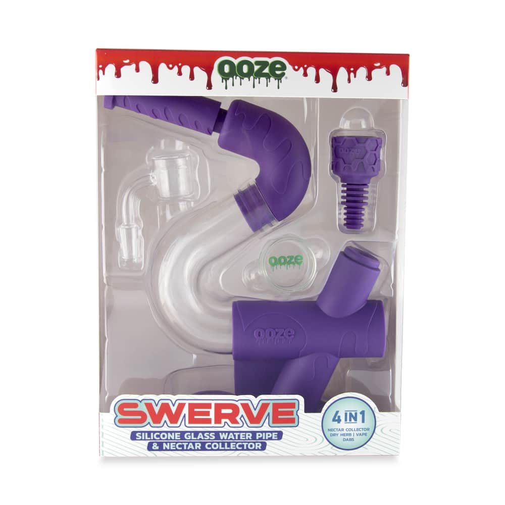 Swerve 4-in-1 Silicone Water Pipe