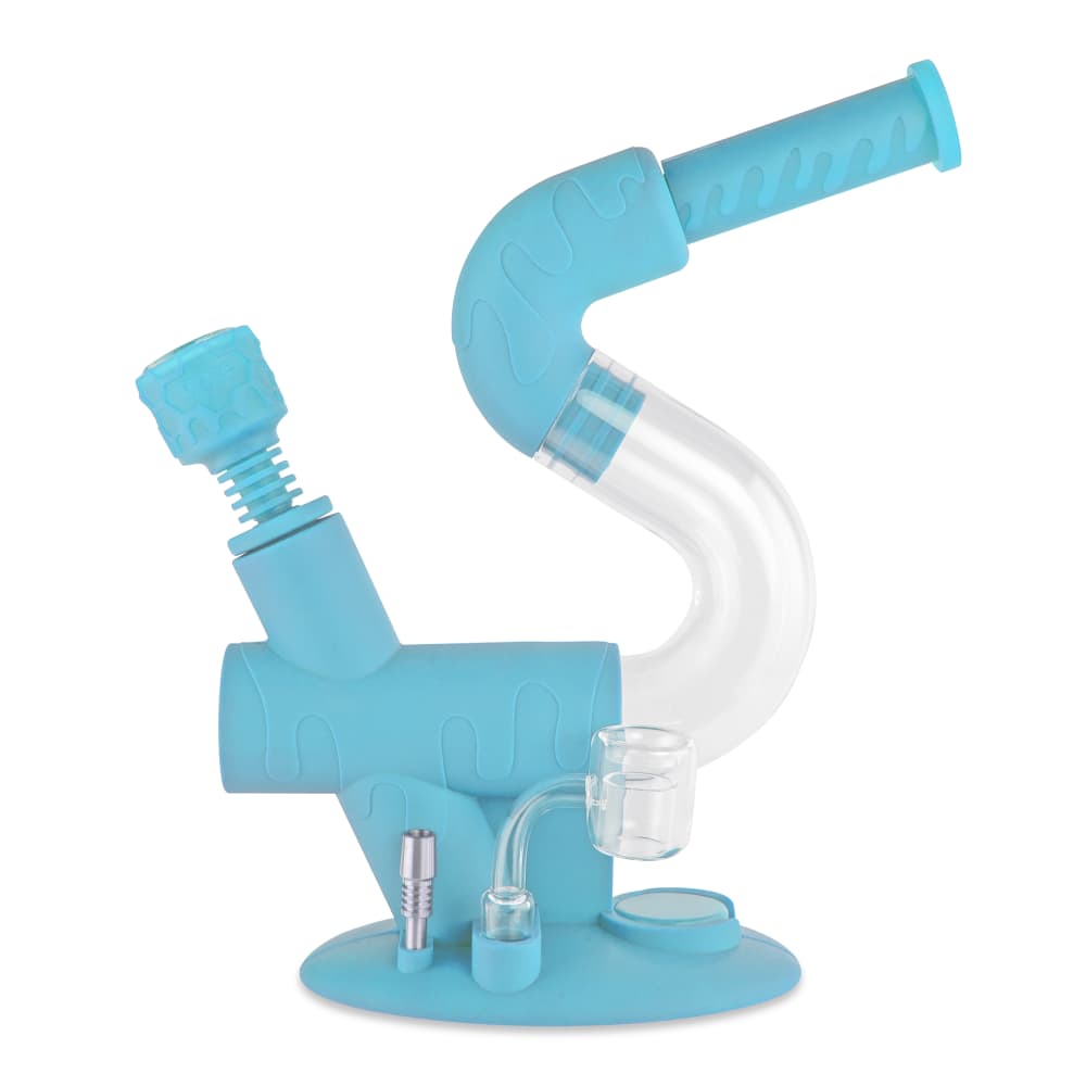 Swerve 4-in-1 Silicone Water Pipe