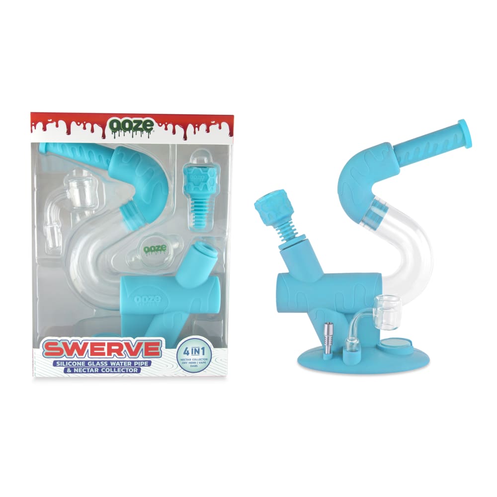 Swerve 4-in-1 Silicone Water Pipe