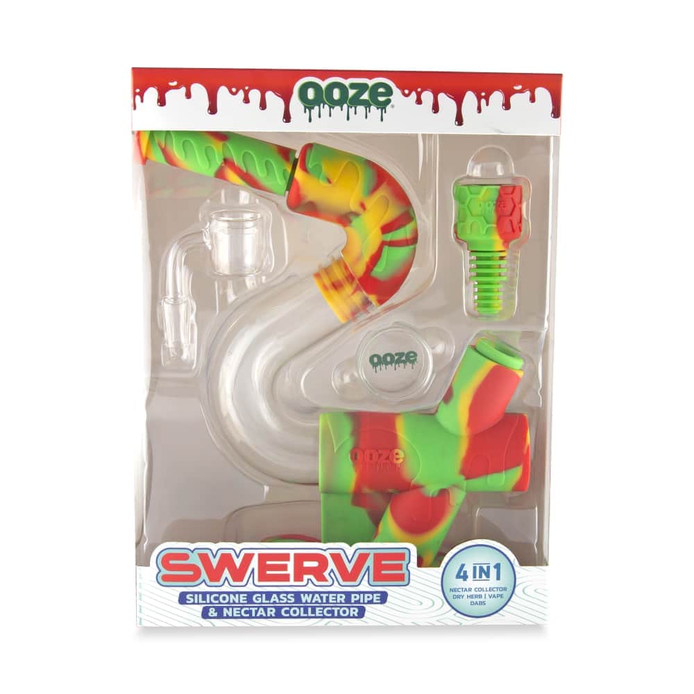 Swerve 4-in-1 Silicone Water Pipe