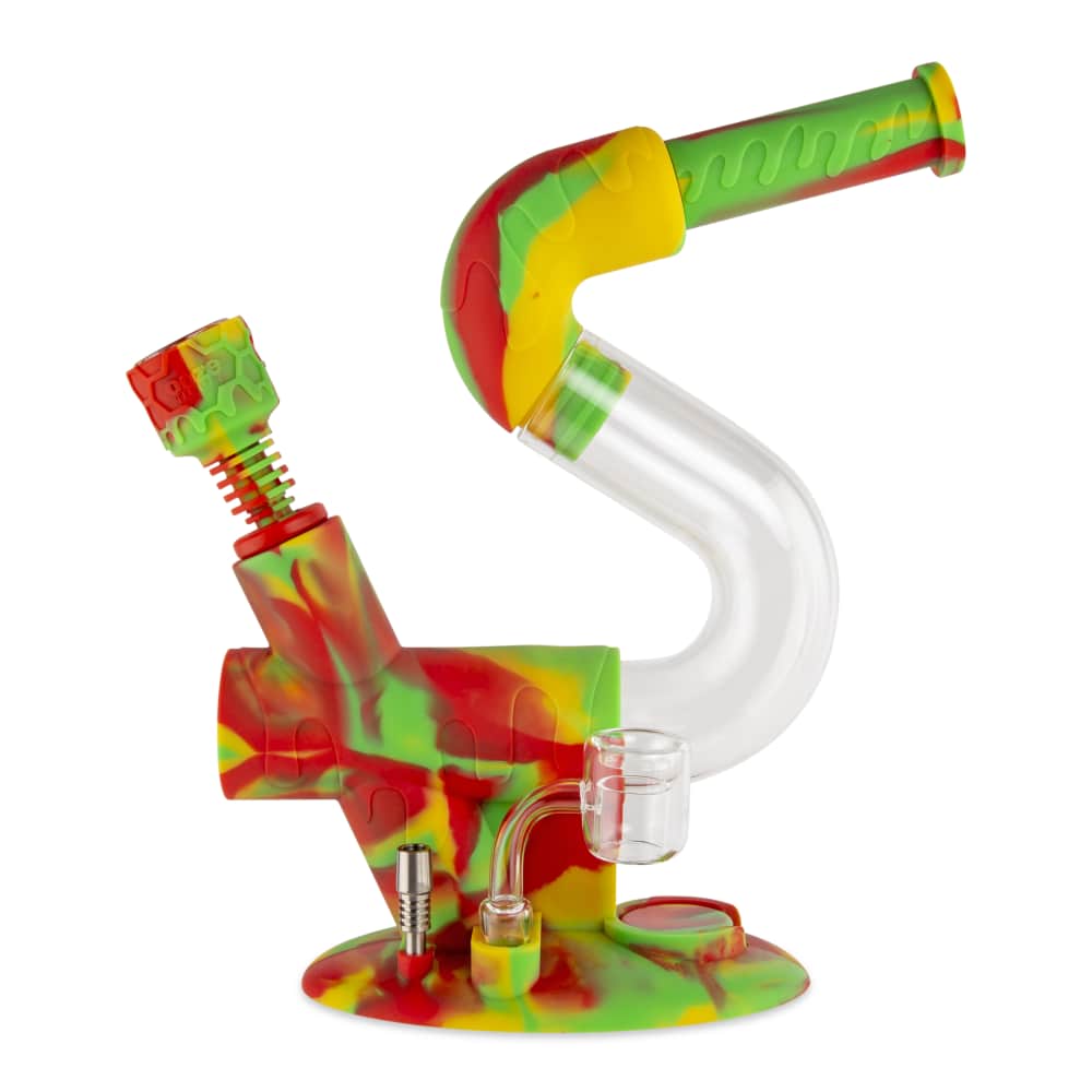 Swerve 4-in-1 Silicone Water Pipe