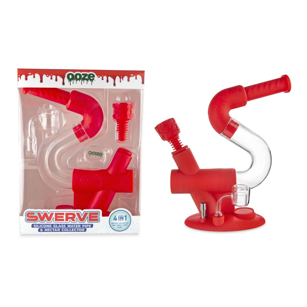 Swerve 4-in-1 Silicone Water Pipe