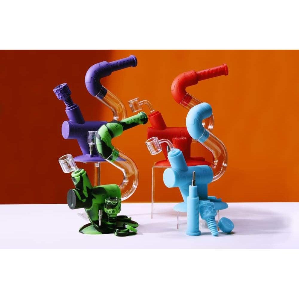 Swerve 4-in-1 Silicone Water Pipe
