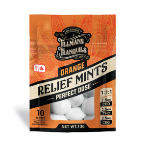 Tillmans Tranquils CBG Relief THC Mints