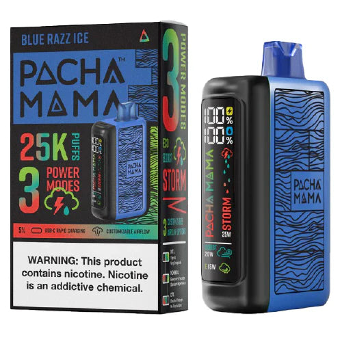Pachamama 25000 Puffs Disposable Vape 25K - Blue Razz Ice